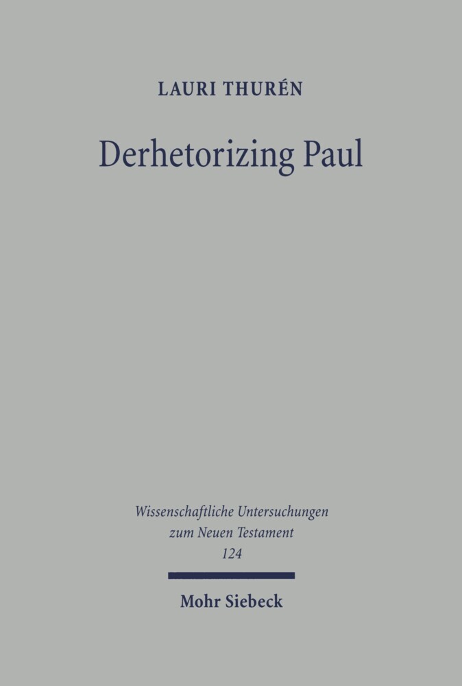 Derhetorizing Paul main product photo