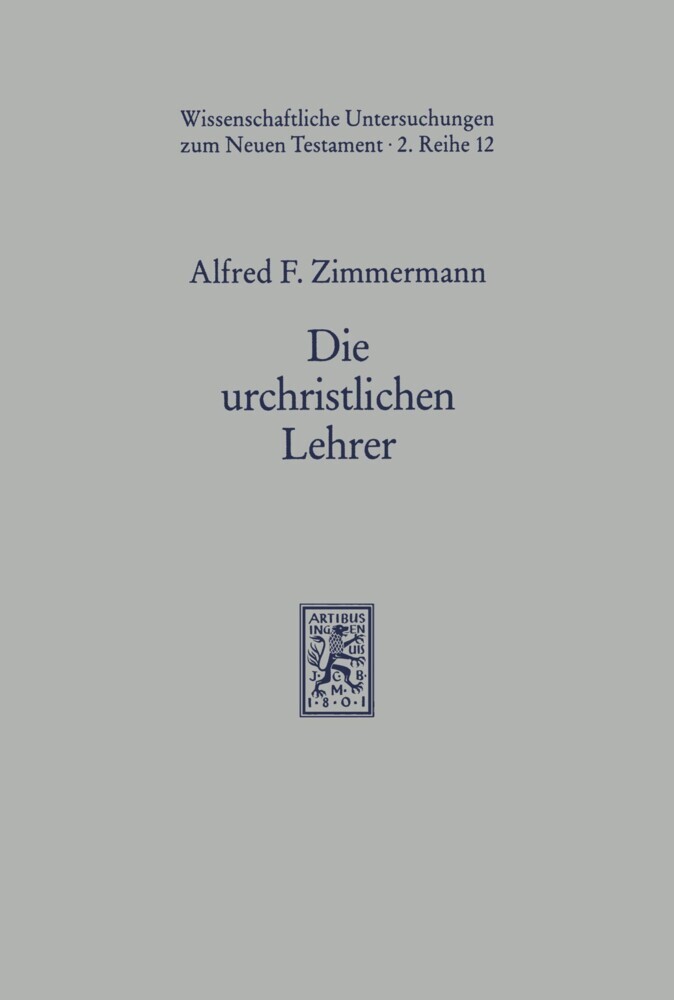 Die urchristlichen Lehrer main product photo