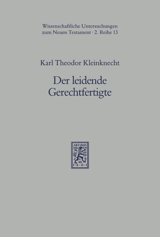 Der leidende Gerechtfertigte main product photo