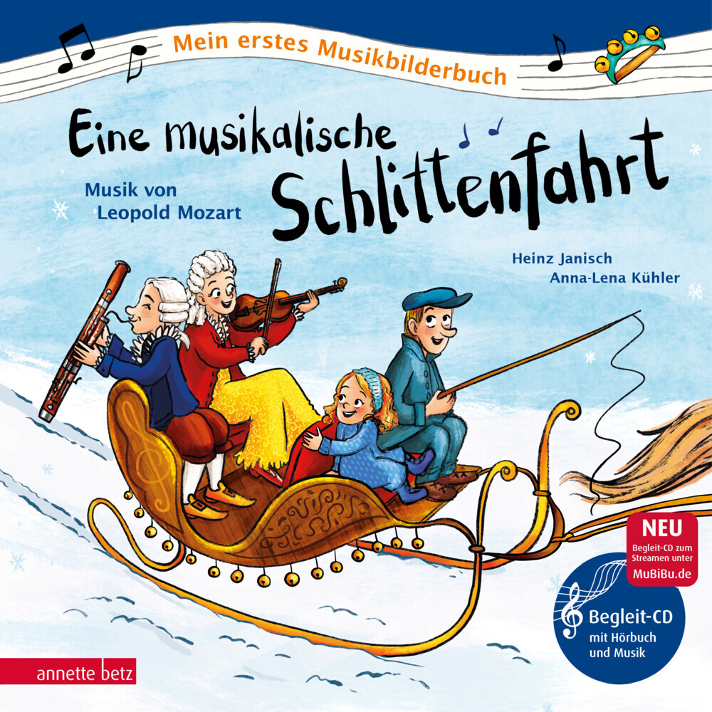 Eine musikalische Schlittenfahrt (Mein erstes Musikbilderbuch mit CD und zum Streamen, Bd.) main product photo