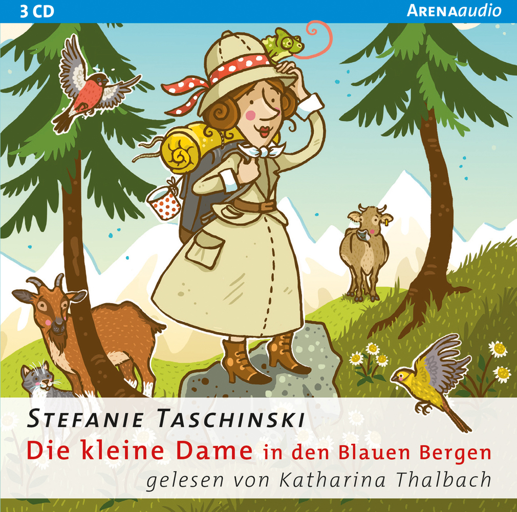 Die kleine Dame in den Blauen Bergen. Tl.5, 3 Audio-CD main product photo