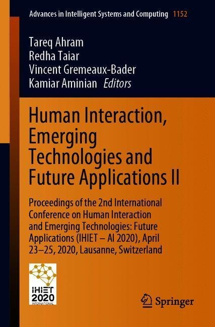 Human Interaction, Emerging Technologies and Future Applications II main product photo