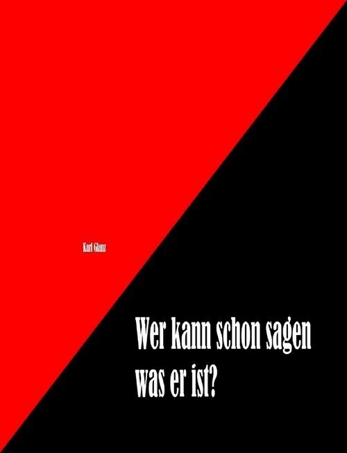Wer weiß schon wer er ist main product photo