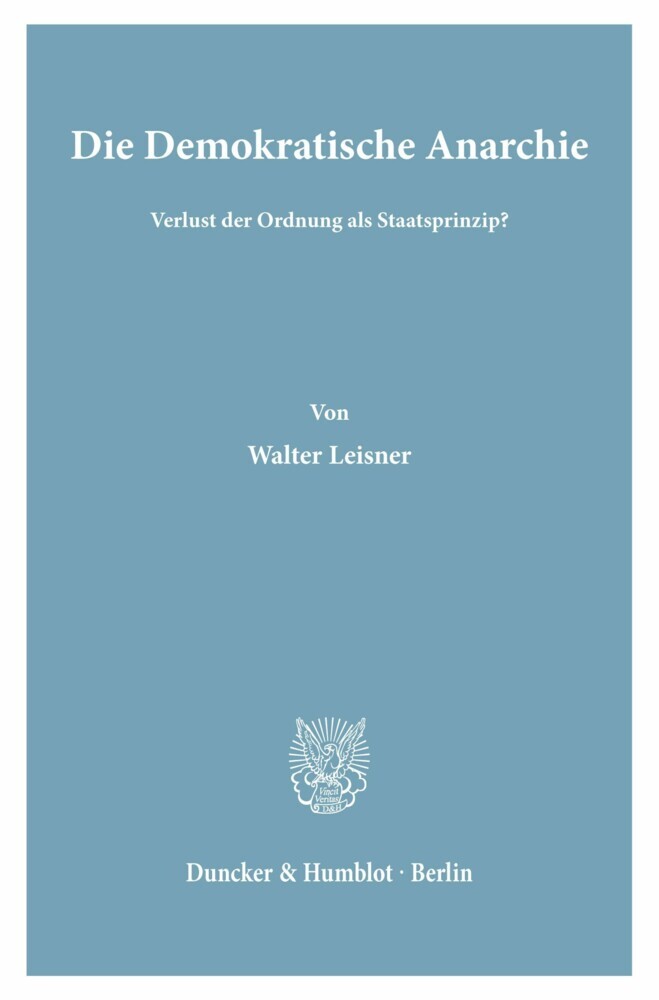Die Demokratische Anarchie. main product photo