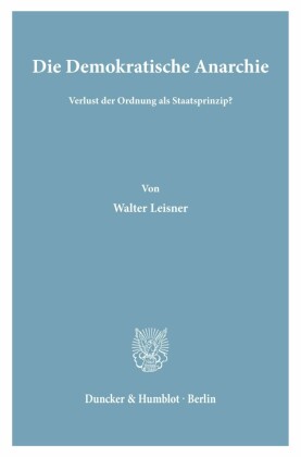 Die Demokratische Anarchie.