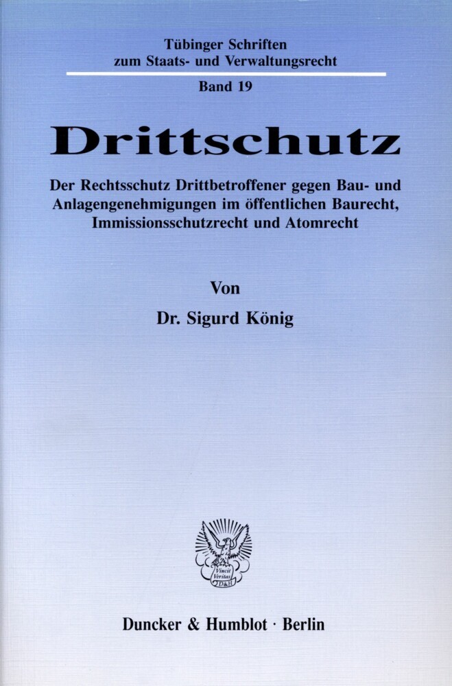 Drittschutz. main product photo