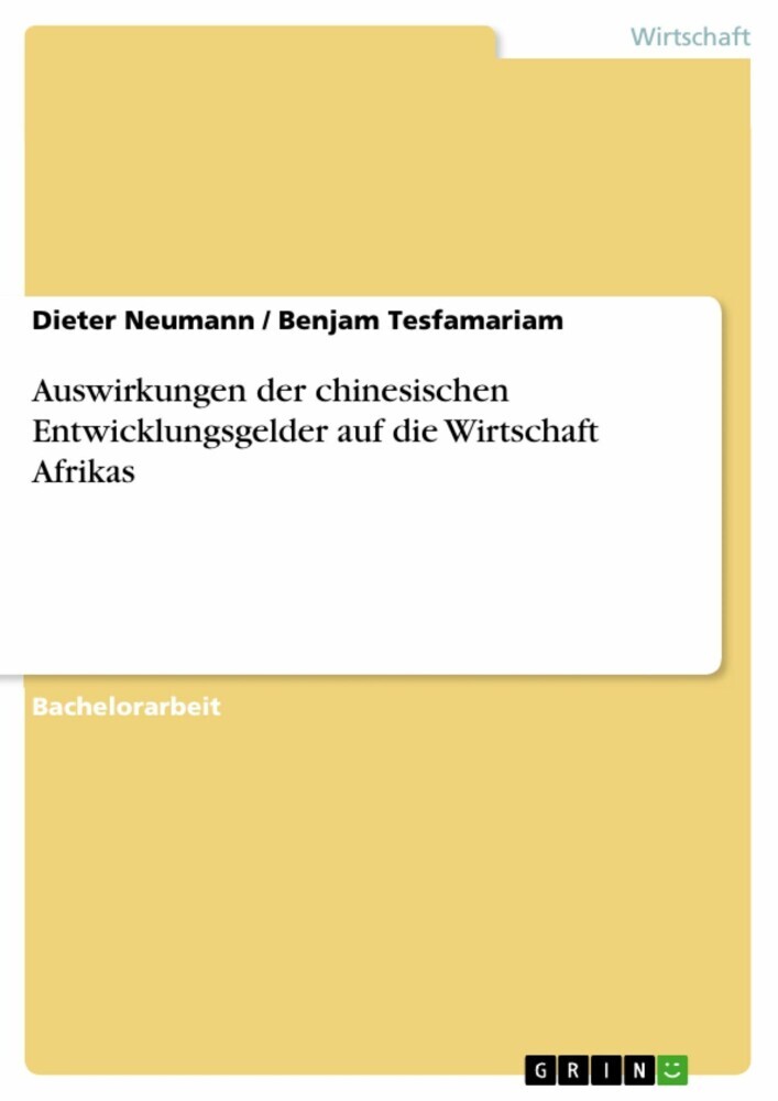 Auswirkungen der chinesischen Entwicklungsgelder auf die Wirtschaft Afrikas main product photo