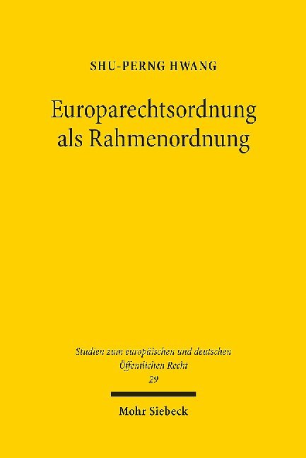 Europarechtsordnung als Rahmenordnung main product photo