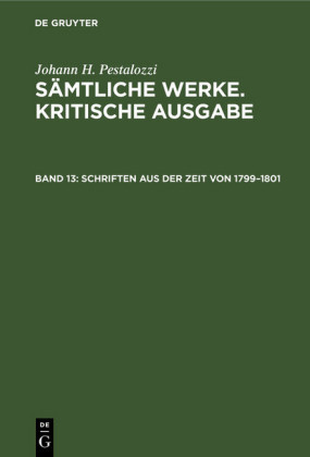 Schriften aus der Zeit von 1799-1801