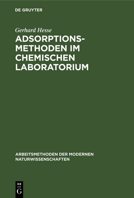 Adsorptionsmethoden im chemischen Laboratorium main product photo