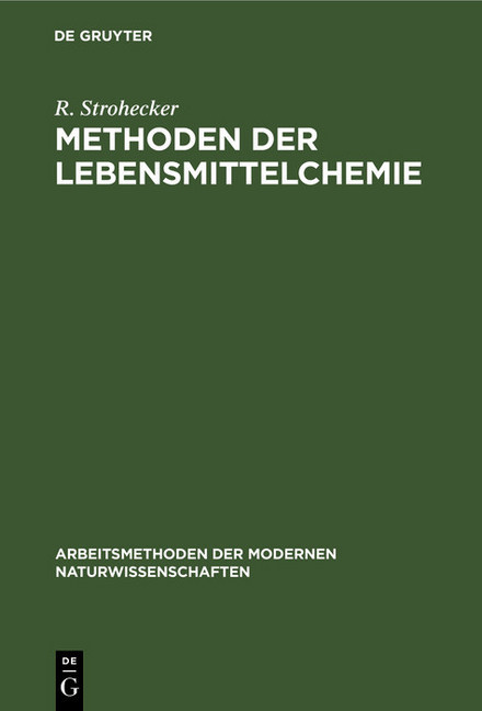 Methoden der Lebensmittelchemie main product photo