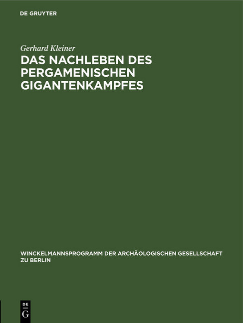 Das Nachleben des pergamenischen Gigantenkampfes main product photo