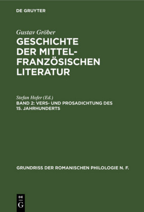 Vers- und Prosadichtung des 15. Jahrhunderts