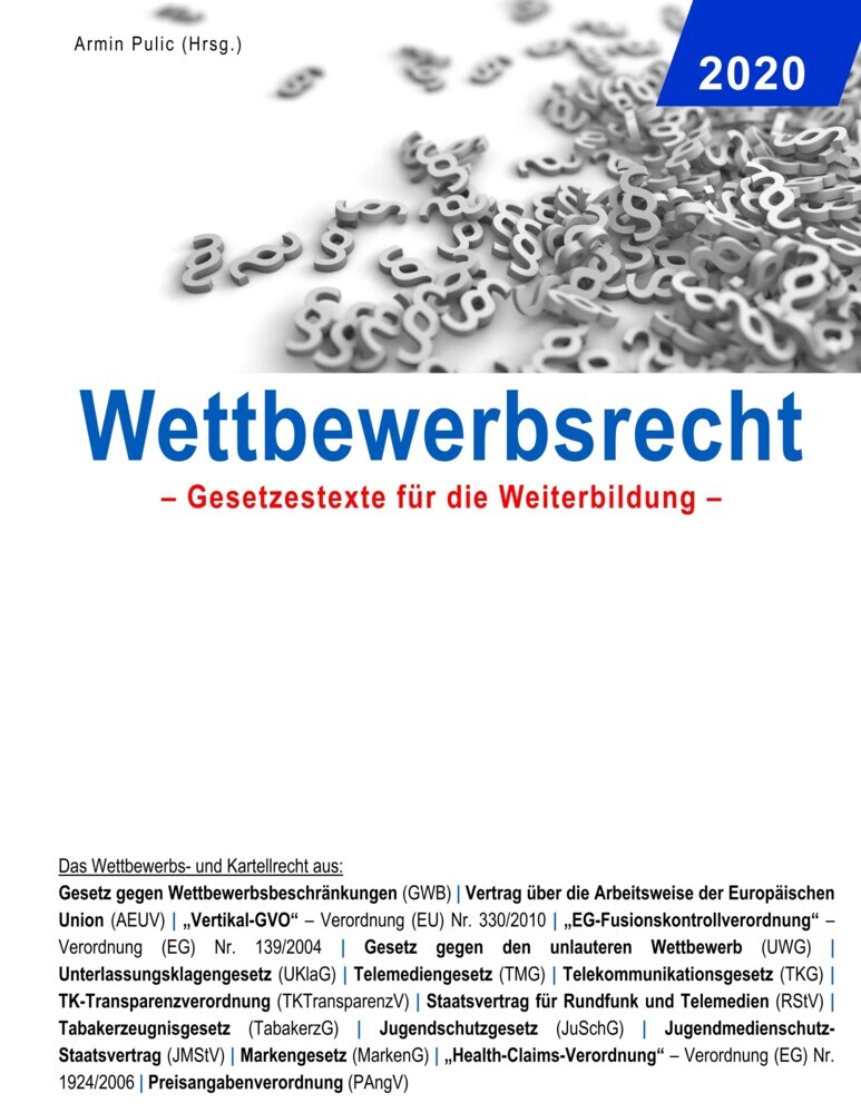 Wettbewerbsrecht 2020 main product photo