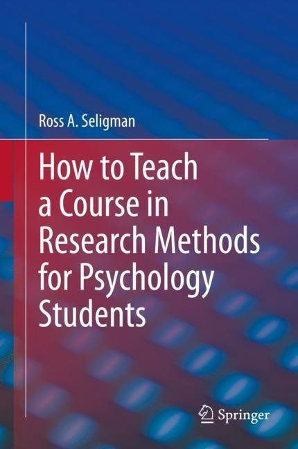 How to Teach a Course in Research Methods for Psychology Students main product photo