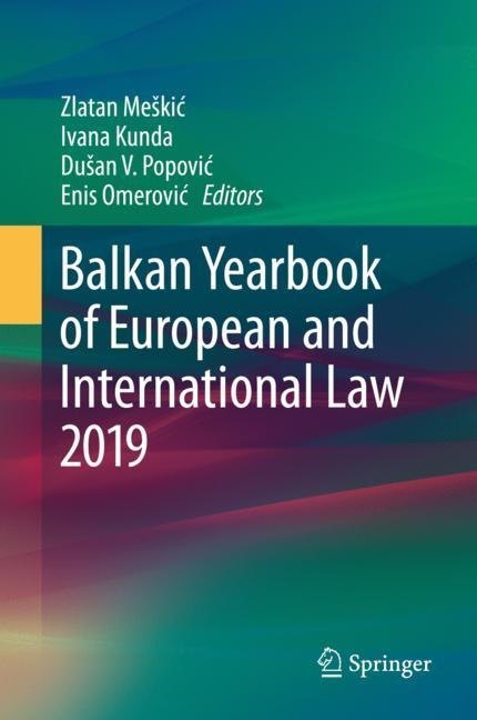 Balkan Yearbook of European and International Law 2019 main product photo