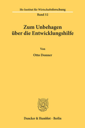 Zum Unbehagen über die Entwicklungshilfe.