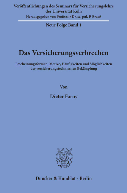 Das Versicherungsverbrechen. main product photo