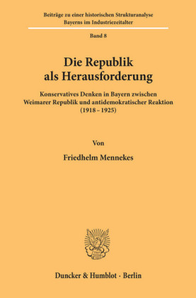 Die Republik als Herausforderung.