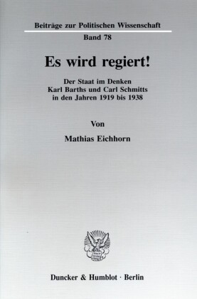 Es wird regiert!