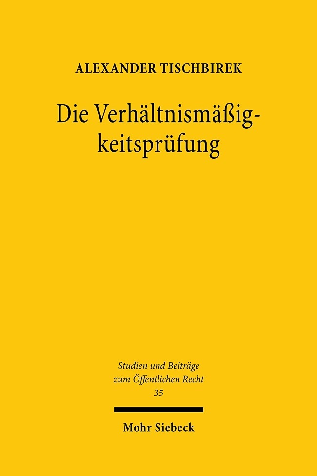 Die Verhältnismäßigkeitsprüfung main product photo