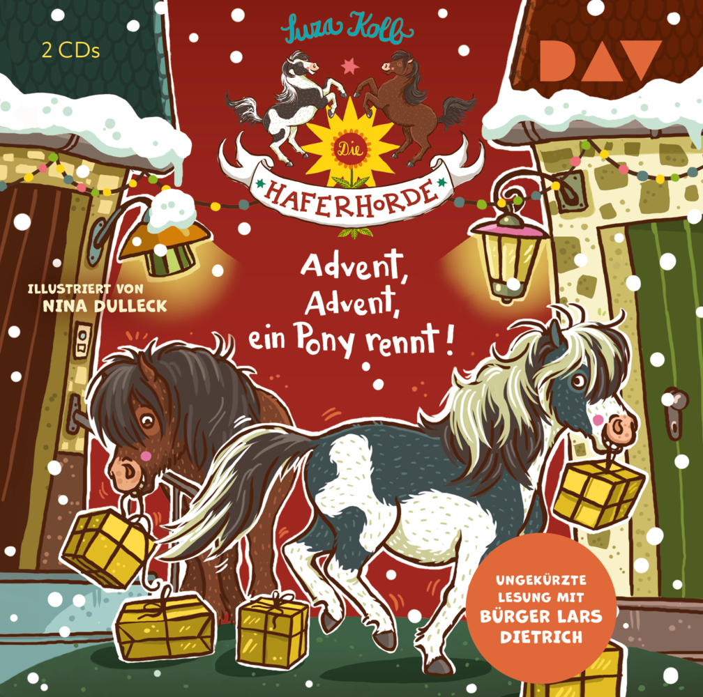 Die Haferhorde - Advent, Advent, ein Pony rennt!, 2 Audio-CD main product photo