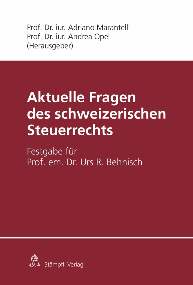 Aktuelle Fragen des schweizerischen Steuerrechts main product photo