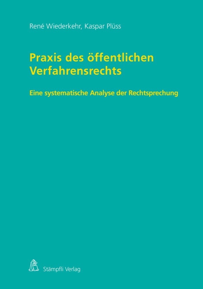 Praxis des öffentlichen Verfahrensrechts main product photo