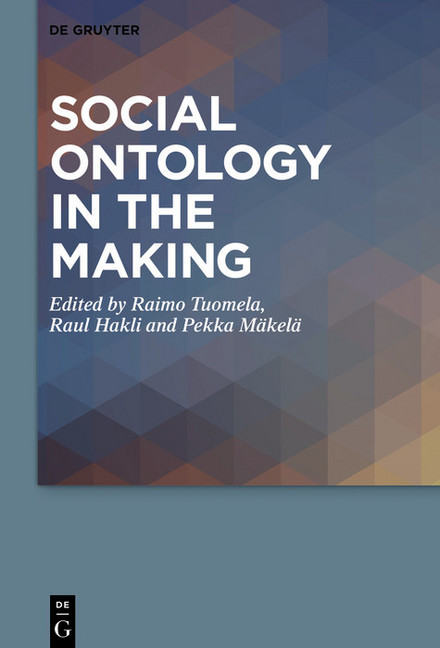 Social Ontology in the Making main product photo