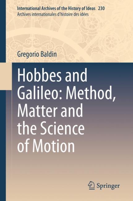 Hobbes and Galileo: Method, Matter and the Science of Motion main product photo