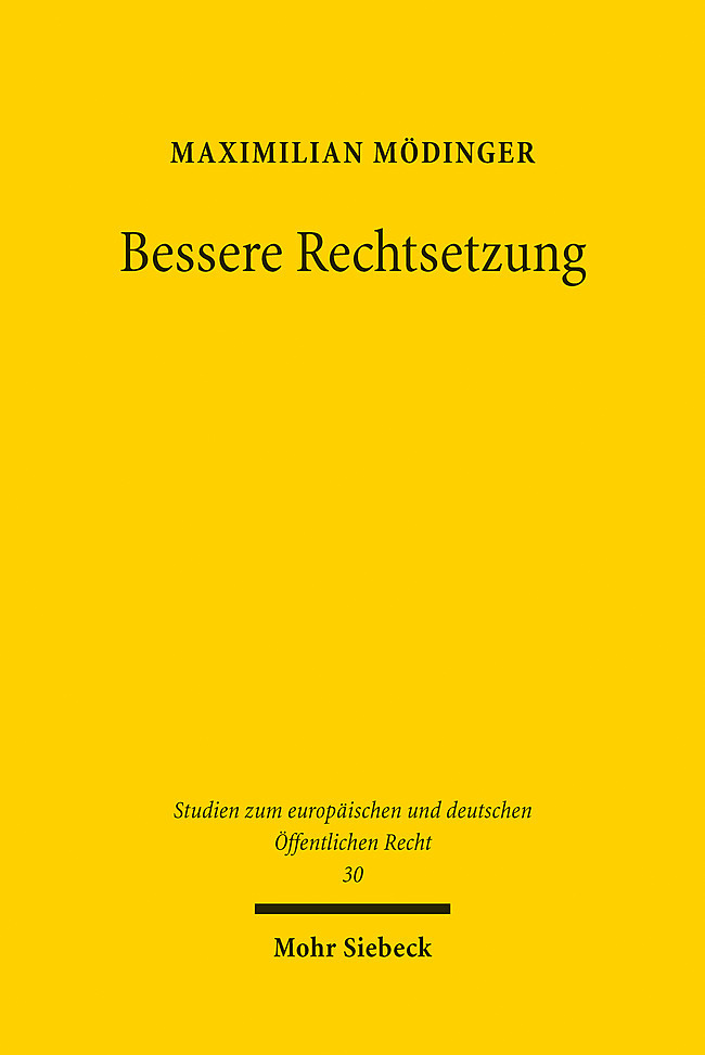 Bessere Rechtsetzung main product photo