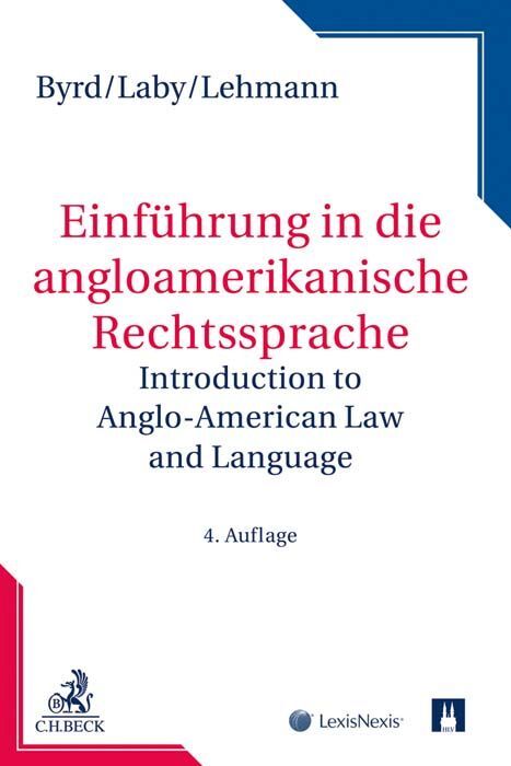 Einführung in die angloamerikanische Rechtssprache main product photo