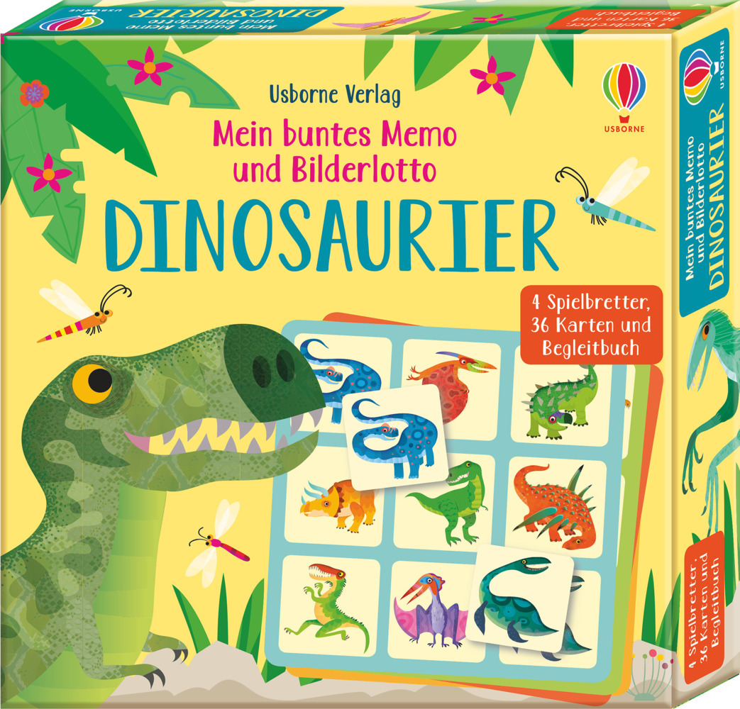 Mein buntes Memo und Bilderlotto: Dinosaurier main product photo