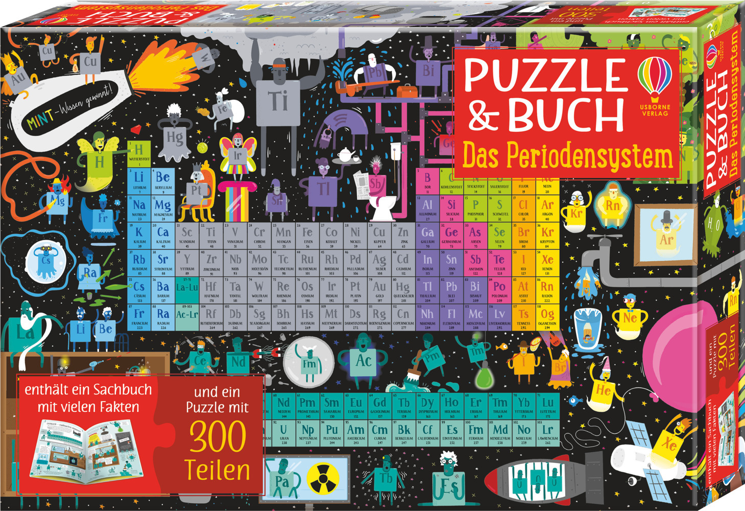 MINT - Wissen gewinnt! Puzzle und Buch: Das Periodensystem main product photo