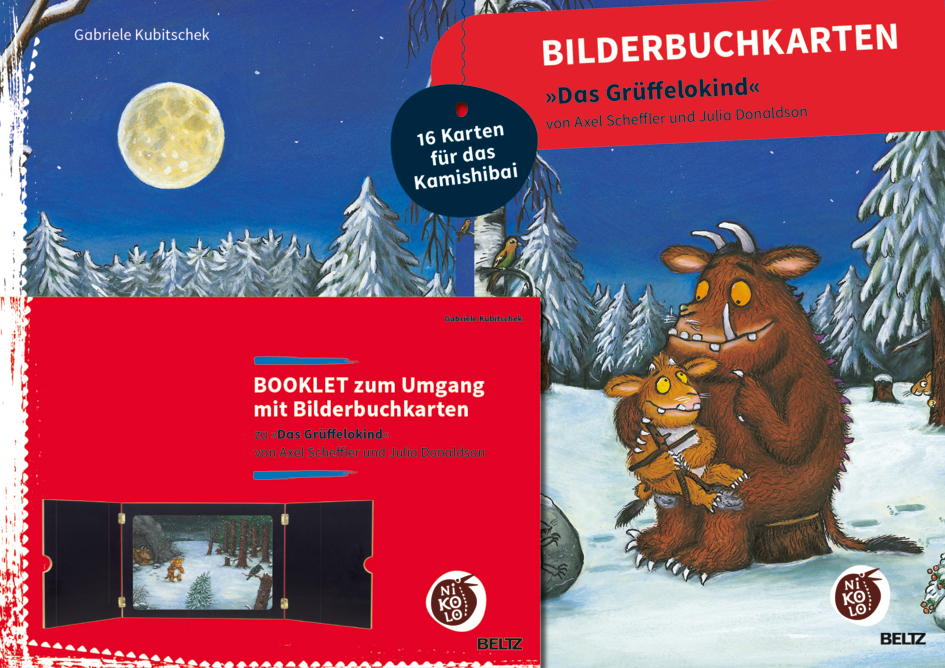 Bilderbuchkarten "Das Grüffelokind" von Axel Scheffler und Julia Donaldson main product photo