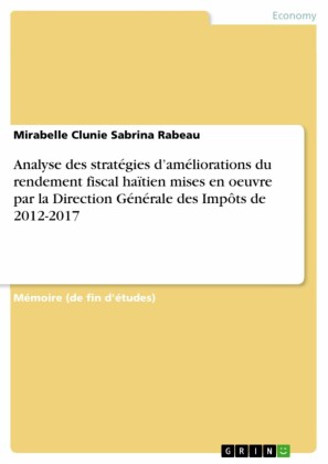 Analyse des stratégies d'améliorations du rendement fiscal haïtien mises en oeuvre par la Direction Générale des Impôts de 2012-2017