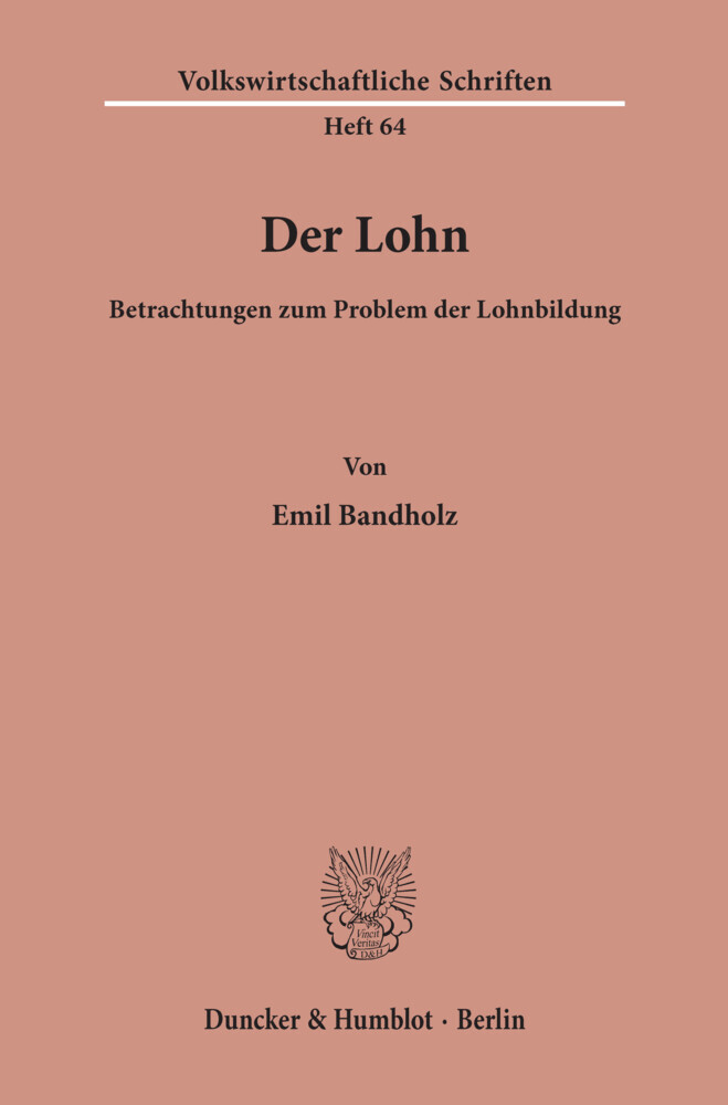 Der Lohn. main product photo