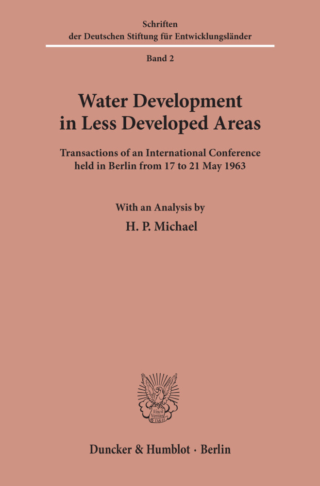 Water Development in Less Developed Areas. main product photo