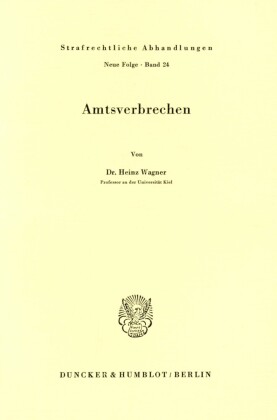 Amtsverbrechen.