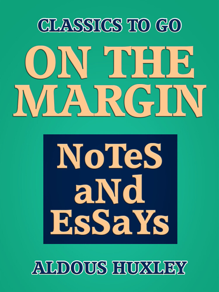 On the Margin: Notes and Essays main product photo