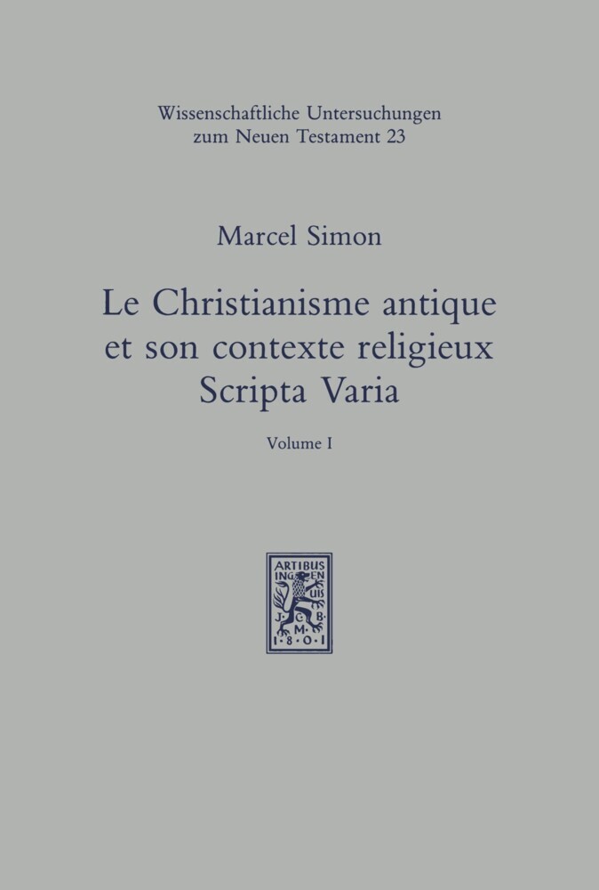 Le christianisme antique et son contexte religieux main product photo