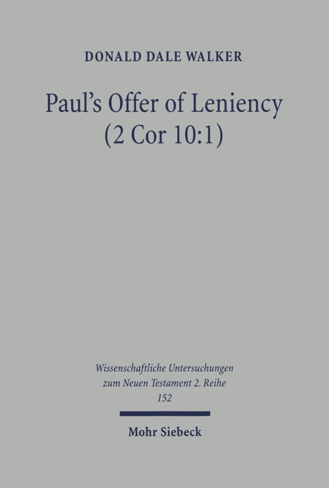 Paul's Offer of Leniency (2 Cor 10:1) main product photo