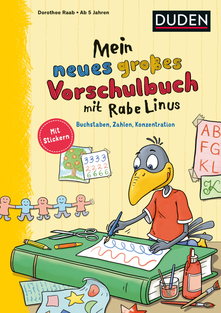 Mein neues großes Vorschulbuch mit Rabe Linus main product photo