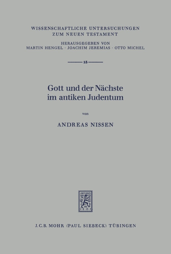 Gott und der Nächste im antiken Judentum main product photo