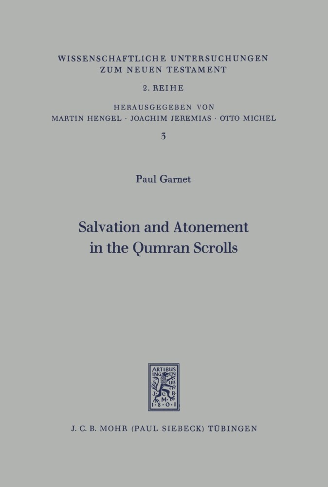 Salvation and Atonement in the Qumran Scrolls main product photo