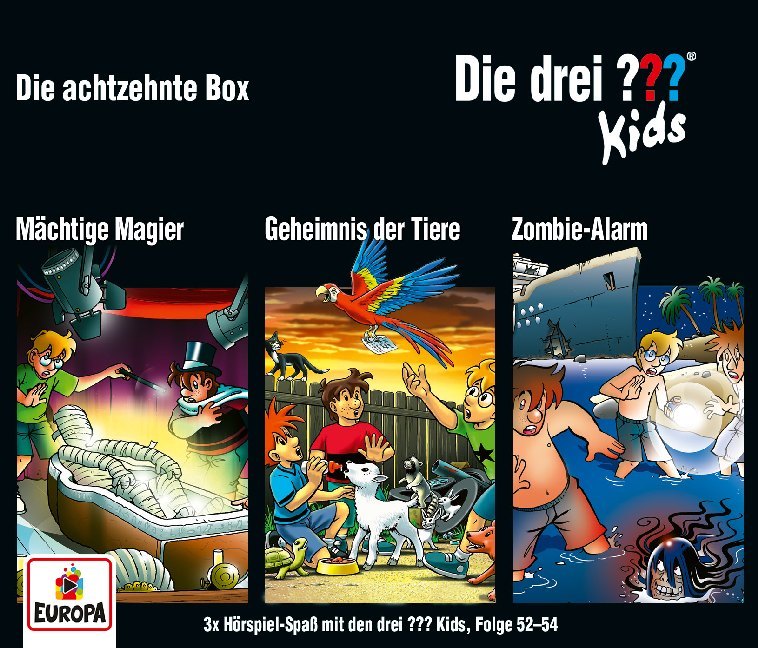 Die drei ??? Kids, 3er Box. Box.18, 3 Audio-CD main product photo