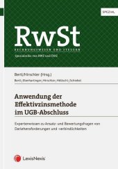 RwSt Spezial: Anwendung der Effektivzinsmethode im UGB-Abschluss