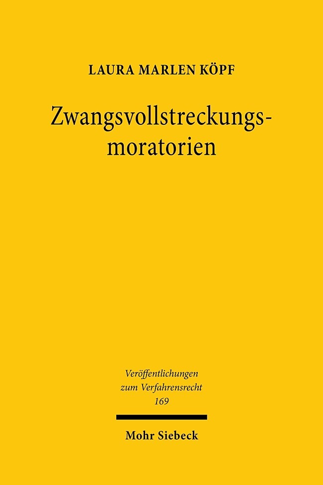 Zwangsvollstreckungsmoratorien main product photo