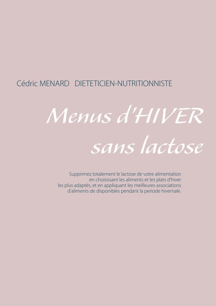Menus d'hiver sans lactose main product photo