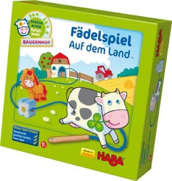 Fädelspiel Auf dem Land (Kinderspiel)